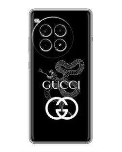 Чехол для OnePlus Ace 3 Pro с картинкой «Gucci — серебряная змея»