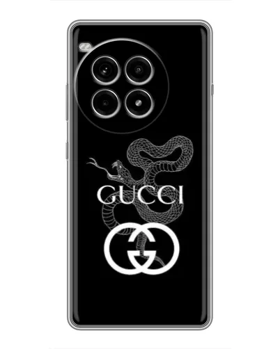 Чехол для OnePlus Ace 3 Pro с картинкой «Gucci — серебряная змея»