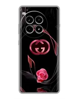 Чехол для OnePlus Ace 3 Pro с картинкой «Gucci — неоновая роза»