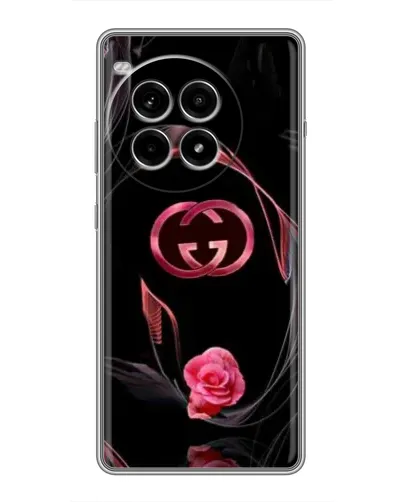 Чехол для OnePlus Ace 3 Pro с картинкой «Gucci — неоновая роза»