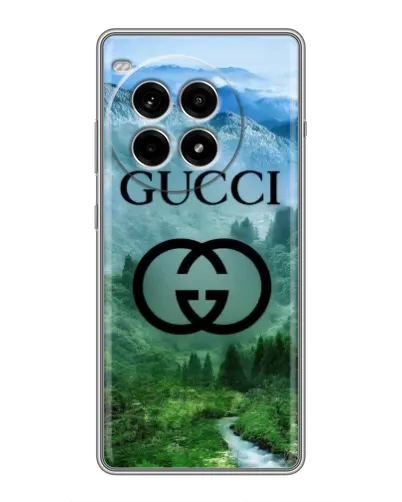 Чехол для OnePlus Ace 3 Pro с картинкой «Gucci — горный пейзаж»