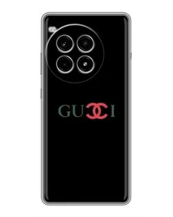 Чехол для OnePlus Ace 3 Pro с картинкой «Gucci — красный градиент»