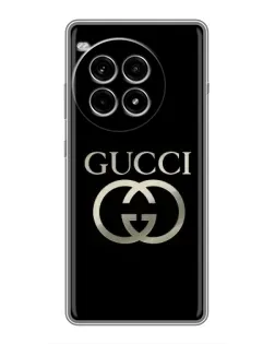 Чехол для OnePlus Ace 3 Pro с картинкой «Gucci — золото на черном» Чехол для OnePlus Ace 3 Pro с картинкой «Gucci — золото на черном»