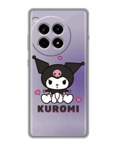 Чехол для OnePlus Ace 3 Pro с картинкой «Kuromi — фиолетовый арт»