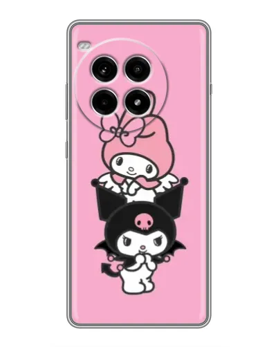 Чехол для OnePlus Ace 3 Pro с картинкой «My Melody и Kuromi»