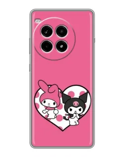 Чехол для OnePlus Ace 3 Pro с картинкой «Kuromi и My Melody»