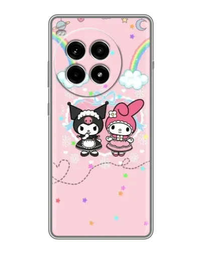 Чехол для OnePlus Ace 3 Pro с картинкой «My Melody и Kuromi»