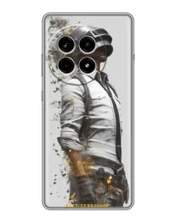 Чехол для OnePlus Ace 3 Pro с картинкой «PUBG — боец в пыли»