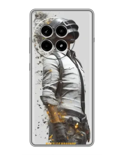 Чехол для OnePlus Ace 3 Pro с картинкой «PUBG — боец в пыли»