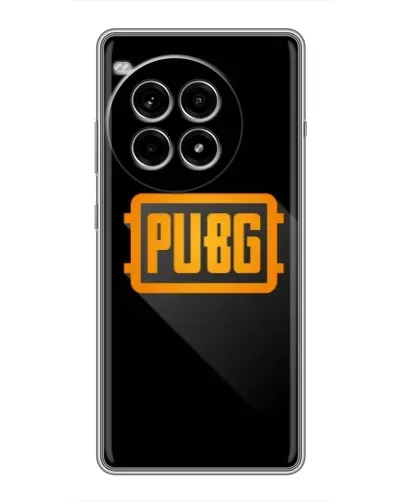 Чехол для OnePlus Ace 3 Pro с картинкой «PUBG — рамка лого»
