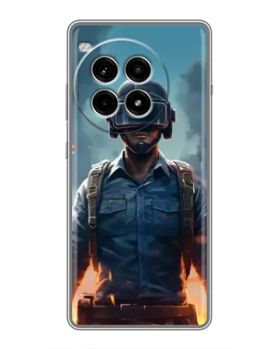 Чехол для OnePlus Ace 3 Pro с картинкой «PUBG — реалистичный герой»