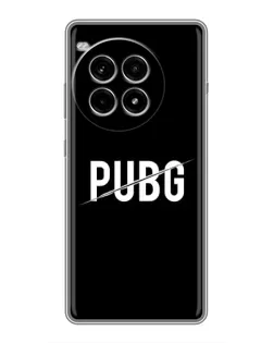 Чехол для OnePlus Ace 3 Pro с картинкой «PUBG — белый логотип»
