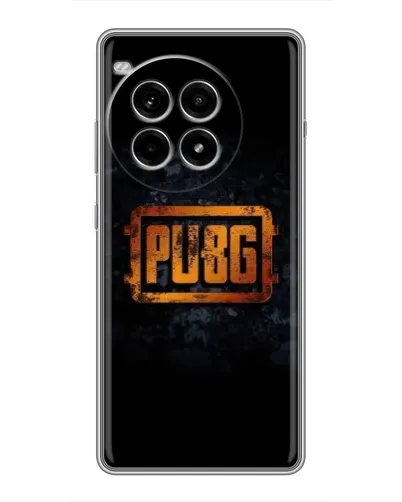Чехол для OnePlus Ace 3 Pro с картинкой «PUBG — золотой логотип»