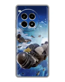 Чехол для OnePlus Ace 3 Pro с картинкой «Десант PUBG — прыжок»
