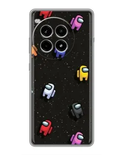 Чехол для OnePlus Ace 3 Pro с картинкой «Космический паттерн Among Us» Чехол для OnePlus Ace 3 Pro с картинкой «Космический паттерн Among Us»