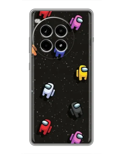 Чехол для OnePlus Ace 3 Pro с картинкой «Космический паттерн Among Us»