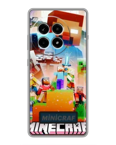 Чехол для OnePlus Ace 3 Pro с картинкой «Minecraft герои игры»