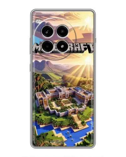 Чехол для OnePlus Ace 3 Pro с картинкой «Minecraft панорама»