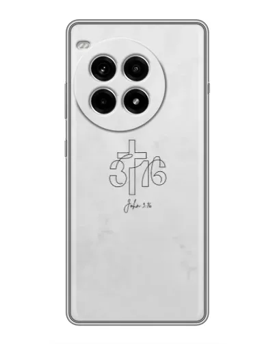 Чохол для OnePlus Ace 3 Pro з картинкою «Івана 3:16 Хрест»