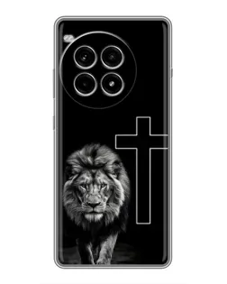 Чохол для OnePlus Ace 3 Pro з картинкою «Лев та Хрест» Чохол для OnePlus Ace 3 Pro з картинкою «Лев та Хрест»