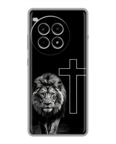 Чохол для OnePlus Ace 3 Pro з картинкою «Лев та Хрест»