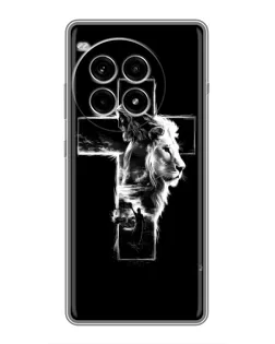 Чехол для OnePlus Ace 3 Pro с картинкой «Сияющий крест Jesus»