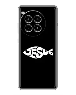 Чехол для OnePlus Ace 3 Pro с картинкой «Рыба Jesus»