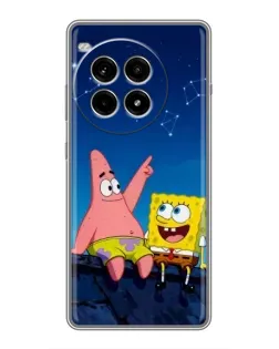Чехол для OnePlus Ace 3 Pro с картинкой «Губка Боб и Патрик ночью» Чехол для OnePlus Ace 3 Pro с картинкой «Губка Боб и Патрик ночью»