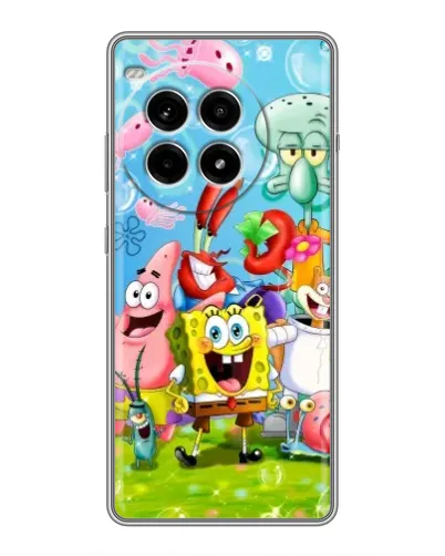 Чехол для OnePlus Ace 3 Pro с картинкой «Губка Боб и друзья» Чехол для OnePlus Ace 3 Pro с картинкой «Губка Боб и друзья»