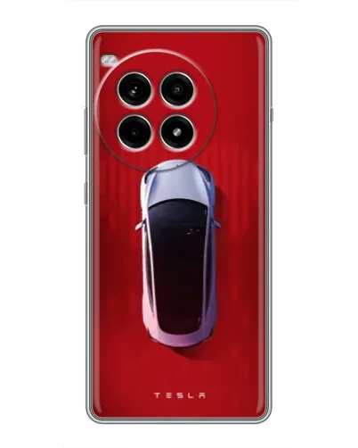 Чехол для OnePlus Ace 3 Pro с картинкой «Tesla Top View»