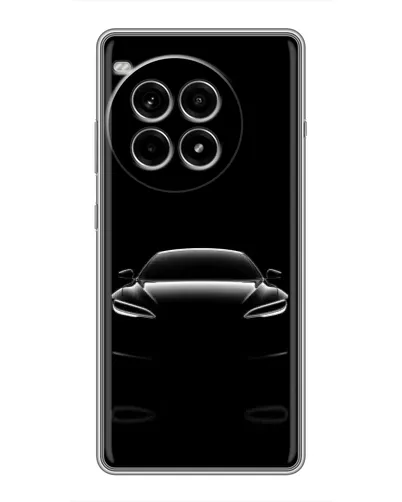 Чехол для OnePlus Ace 3 Pro с картинкой «Силуэт Tesla Night»