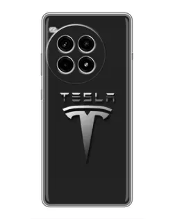 Чохол для OnePlus Ace 3 Pro з картинкою «Сталевий логотип Tesla» Чохол для OnePlus Ace 3 Pro з картинкою «Сталевий логотип Tesla»