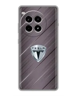Чохол для OnePlus Ace 3 Pro з картинкою «Металева текстура Tesla» Чохол для OnePlus Ace 3 Pro з картинкою «Металева текстура Tesla»