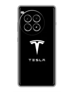 Чохол для OnePlus Ace 3 Pro з картинкою «Tesla White Logo» Чохол для OnePlus Ace 3 Pro з картинкою «Tesla White Logo»