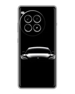 Чохол для OnePlus Ace 3 Pro з картинкою «Фари Tesla Night» Чохол для OnePlus Ace 3 Pro з картинкою «Фари Tesla Night»