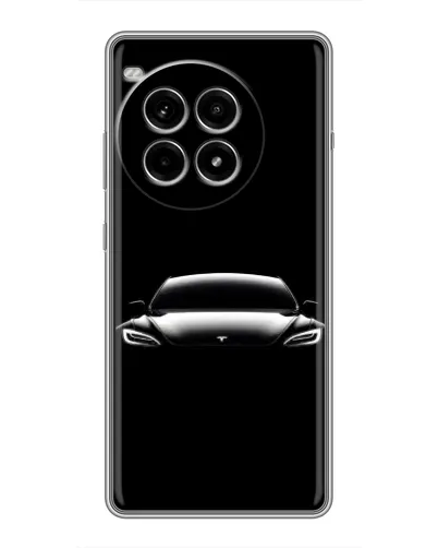 Чехол для OnePlus Ace 3 Pro с картинкой «Фары Tesla Night»