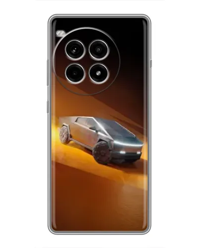 Чехол для OnePlus Ace 3 Pro с картинкой «Cybertruck в пустыне»