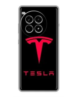 Чохол для OnePlus Ace 3 Pro з картинкою «Tesla Red Logo» Чохол для OnePlus Ace 3 Pro з картинкою «Tesla Red Logo»