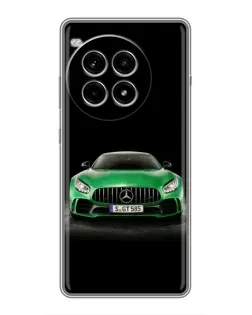 Чохол для OnePlus Ace 3 Pro з картинкою «Mercedes — неоновий лого»