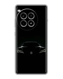 Чехол для OnePlus Ace 3 Pro с картинкой «Mercedes — силуэт авто» Чехол для OnePlus Ace 3 Pro с картинкой «Mercedes — силуэт авто»
