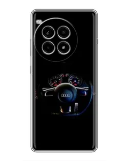 Чохол для OnePlus Ace 3 Pro з картинкою «Салон Audi — кермо»