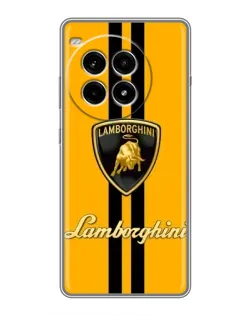 Чохол для OnePlus Ace 3 Pro з картинкою «Lamborghini Stripe жовтий»