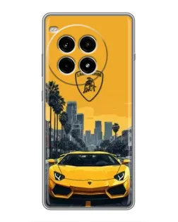 Чохол для OnePlus Ace 3 Pro з картинкою «Жовтий Lamborghini місто» Чохол для OnePlus Ace 3 Pro з картинкою «Жовтий Lamborghini місто»
