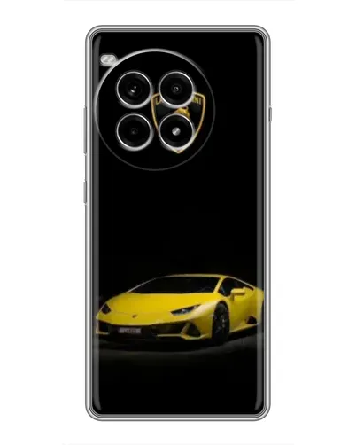 Чохол для OnePlus Ace 3 Pro з картинкою «Lamborghini жовтий акцент»