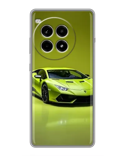 Чохол для OnePlus Ace 3 Pro з картинкою «Салатовий Lamborghini Huracan»