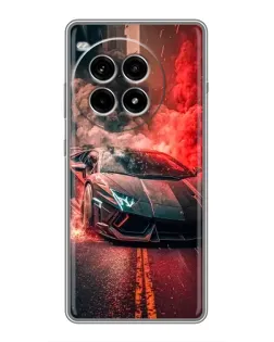 Чохол для OnePlus Ace 3 Pro з картинкою «Lamborghini червоний дим» Чохол для OnePlus Ace 3 Pro з картинкою «Lamborghini червоний дим»