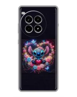 Чехол для OnePlus Ace 3 Pro с картинкой «Stitch в цветах» Чехол для OnePlus Ace 3 Pro с картинкой «Stitch в цветах»