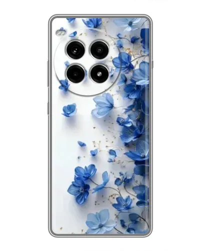 Чохол для OnePlus Ace 3 Pro з картинкою «Блакитний квітковий каскад»