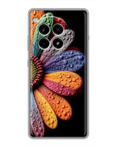 Чохол для OnePlus Ace 3 Pro з картинкою «Райдужна квітка»