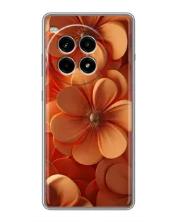 Чохол для OnePlus Ace 3 Pro з картинкою «Помаранчева макро квітка» Чохол для OnePlus Ace 3 Pro з картинкою «Помаранчева макро квітка»